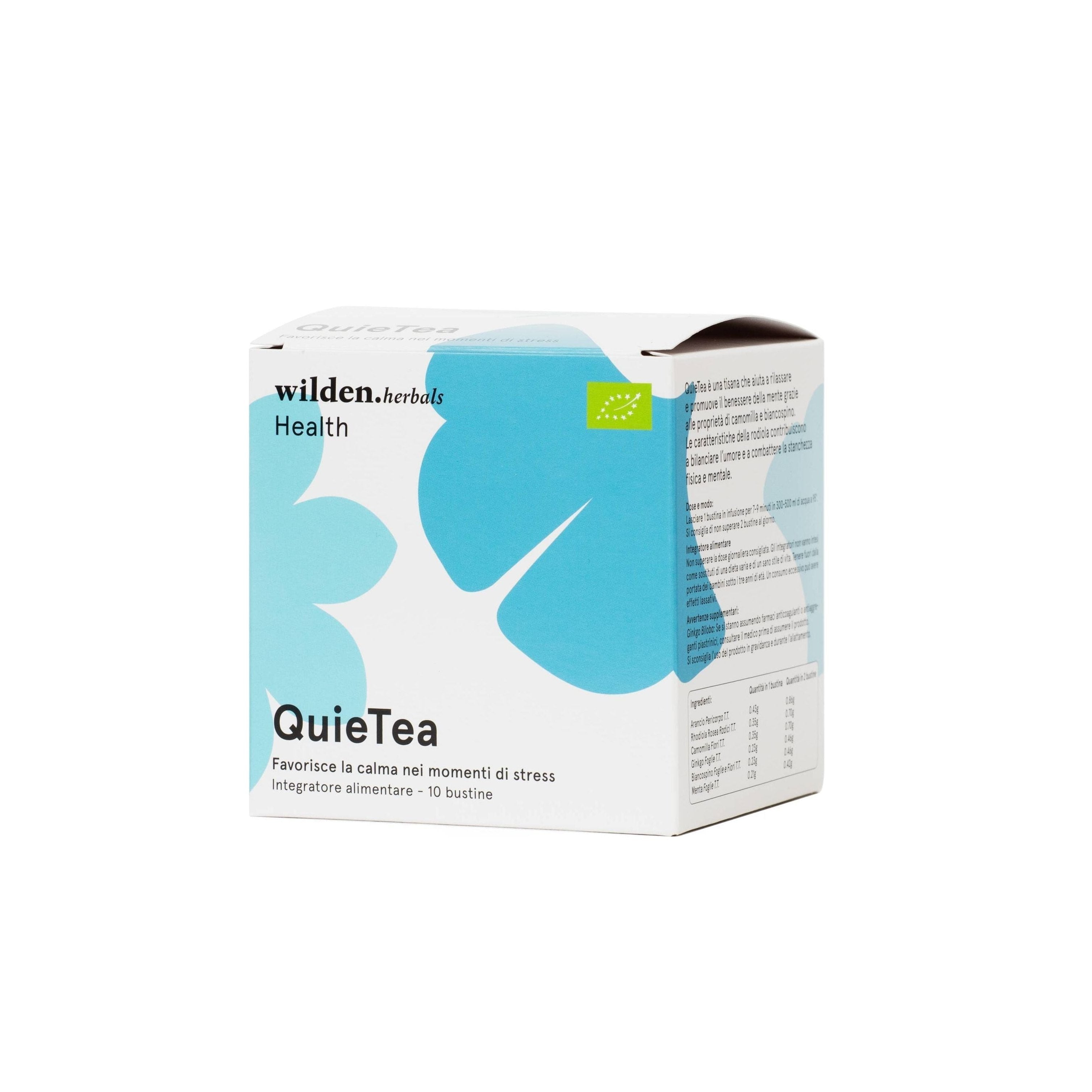 Organic Herbal Tea QuieTea · Box of 10 sachets